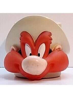 1990s Yosemite Sam Plastic Mug Warner Brothers Y2K